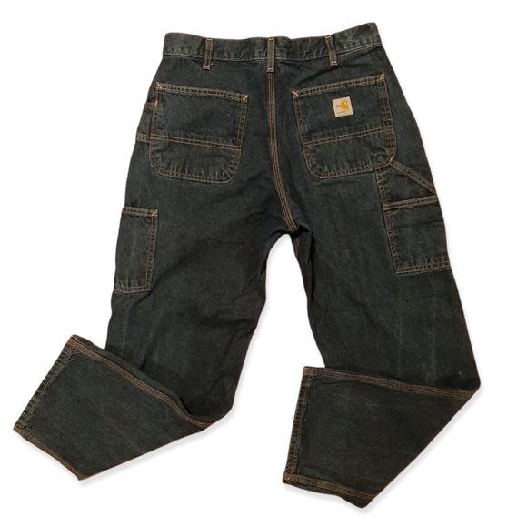 Carhartt Men's 34x30 Denim Carpenter Work Jeans Original - Picture 6 of 6